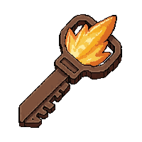 spiked iron key  holy blessed radiant