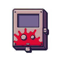 tiny lockbox key  blood stained battle worn