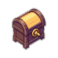 tiny lockbox key  magical glowing