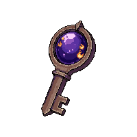twisted obsidian key  fire enchanted molten