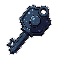 twisted obsidian key  shadow touched ethereal