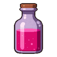 pink love potion  full bottle