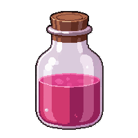 pink love potion  wax sealed
