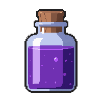 purple shadow potion  cork stopper