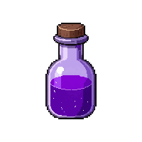 purple shadow potion  tiny shot vial