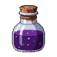 purple shadow potion  wax sealed