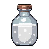 white holy potion  boiling bubbling