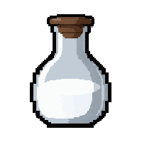 white holy potion  double chambered