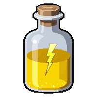 yellow lightning potion  double chambered