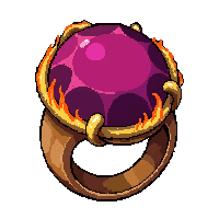 ruby gemstone ring  fire enchanted molten