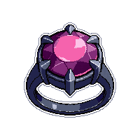 ruby gemstone ring  frost enchanted icy