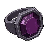 rune engraved iron ring  cursed dark