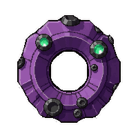 rune engraved iron ring  epic purple tier