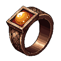 rune engraved iron ring  holy blessed radiant
