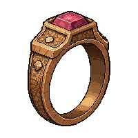 rune engraved iron ring  legendary ornate