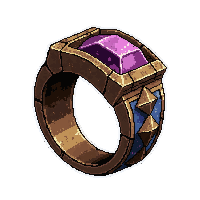 rune engraved iron ring  mythic rainbow tier