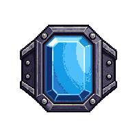 rune engraved iron ring  rare blue tier