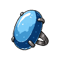 sapphire gemstone ring  frost enchanted icy