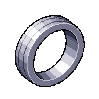 silver band ring  brand new pristine