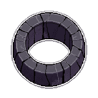 silver band ring  cursed dark