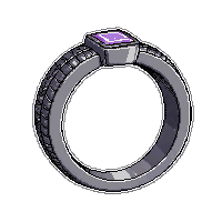 silver band ring  legendary ornate