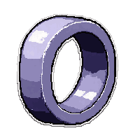 silver band ring  shadow touched ethereal