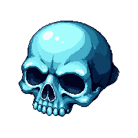 skull signet ring  frost enchanted icy