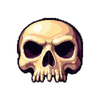 skull signet ring  magical glowing