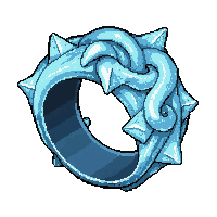 twisted vine ring  frost enchanted icy