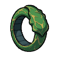twisted vine ring  lightning charged crackling