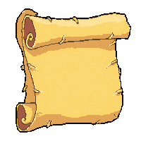 ice spell scroll  ancient yellowed parchment
