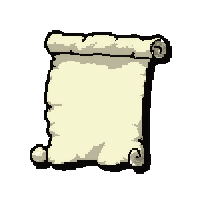 ice spell scroll  fully unfurled