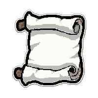 ice spell scroll  ink written script