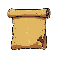 lightning spell scroll  burnt edges