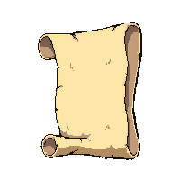 lightning spell scroll  half unrolled