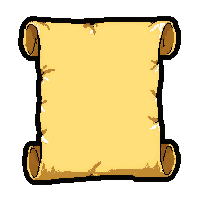 lightning spell scroll  with golden caps