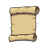 necromancy spell scroll  half unrolled