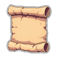 necromancy spell scroll  weathered ragged