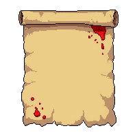 treasure map scroll  blood written runes