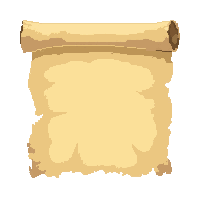 treasure map scroll  half unrolled