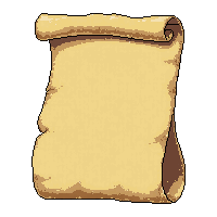 treasure map scroll  tightly rolled