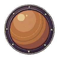 round buckler  brand new pristine