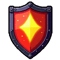 small parrying shield  magical glowing