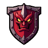 spiked combat shield  demonic infernal