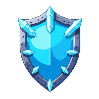 spiked combat shield  frost enchanted icy