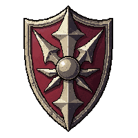 spiked combat shield  legendary ornate