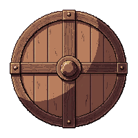 viking round wooden  mythic rainbow tier