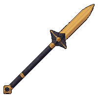 naginata curved blade polearm  holy blessed radiant