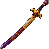 naginata curved blade polearm  mythic rainbow tier