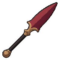 ornate ceremonial spear  common starter tier